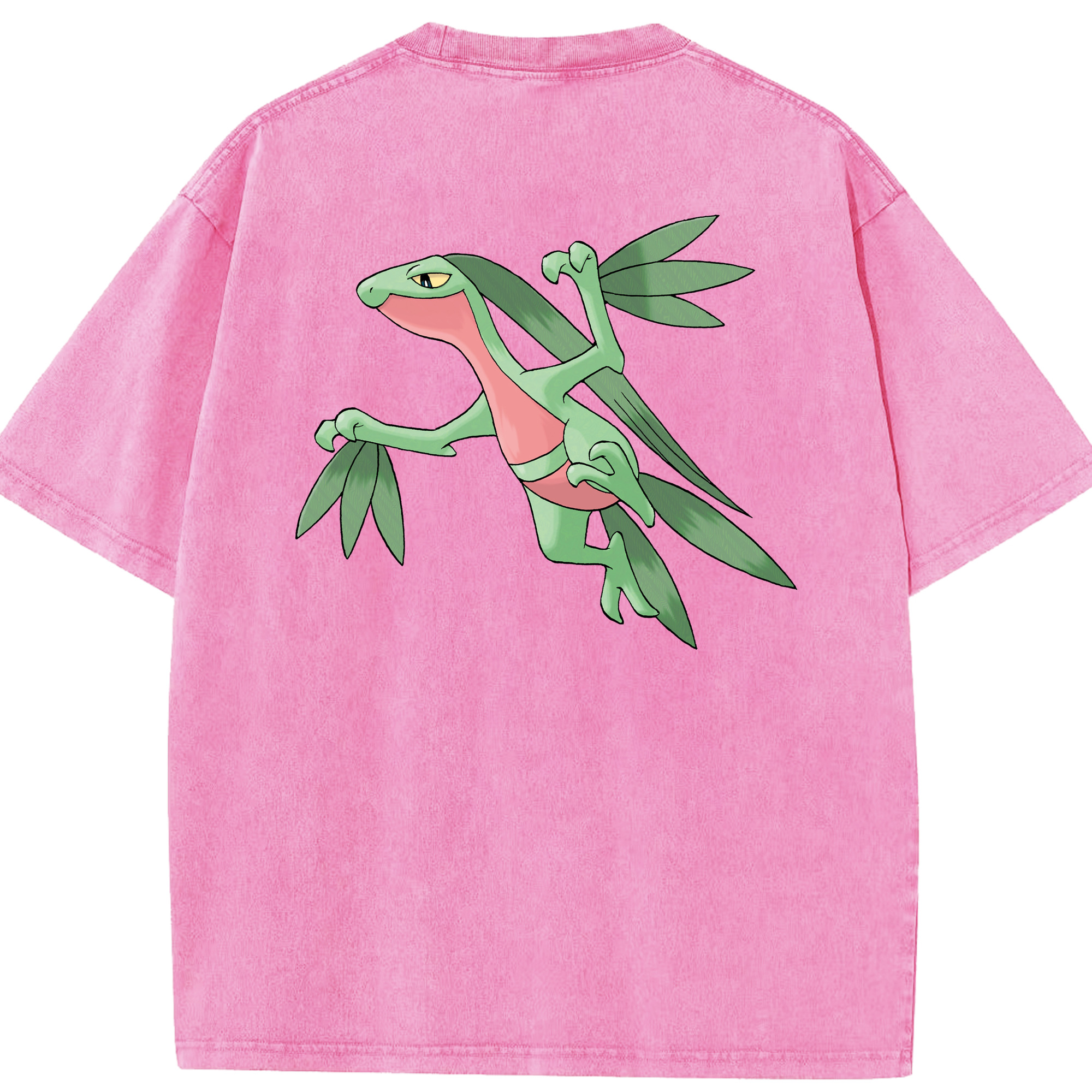 （画像用） ポケットモンスター Pokémon 綿100% ヴィンテージ風 半袖Tシャツ（背面プリント）